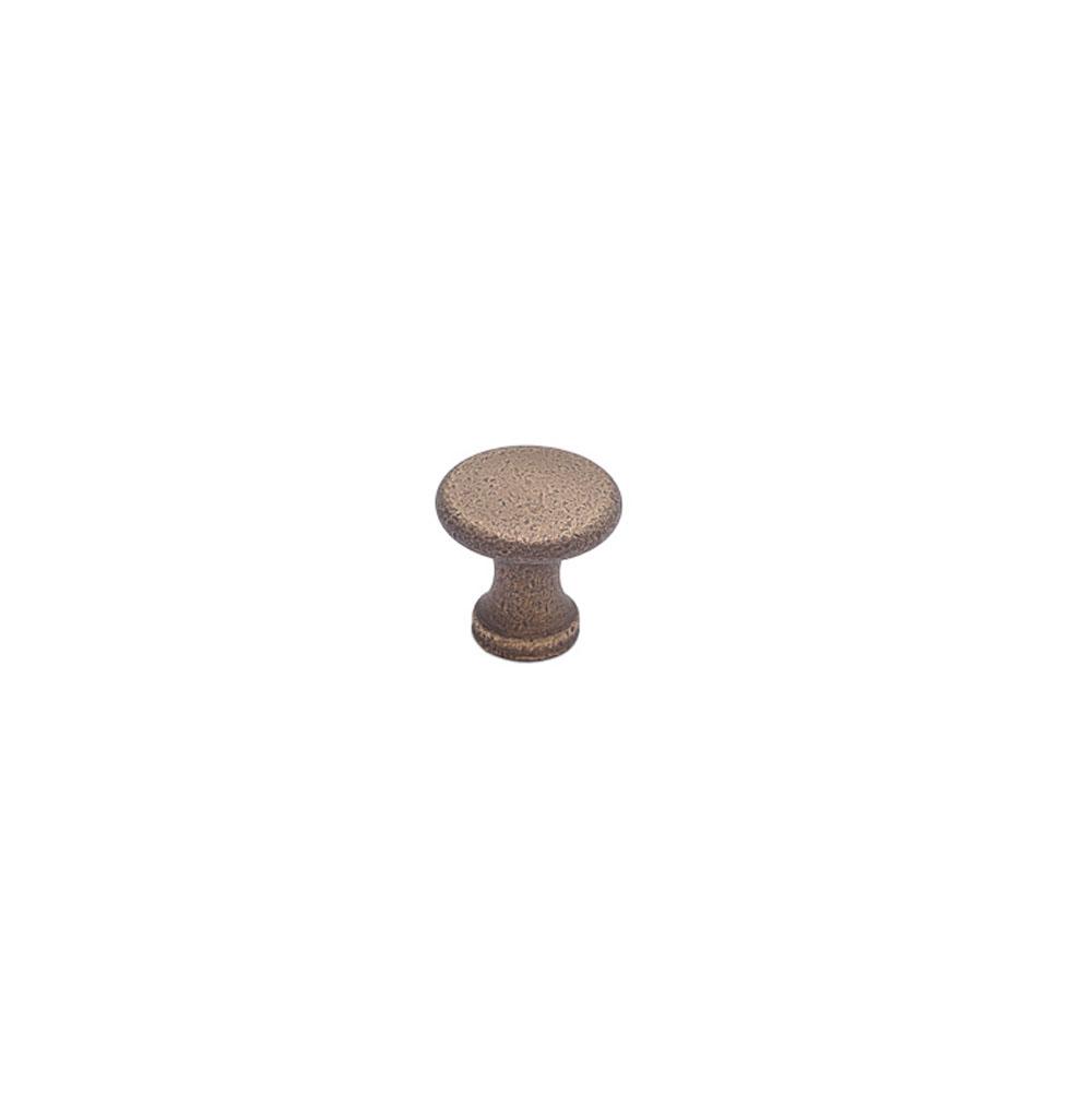 Colonial Bronze Cabinet Knob Hand Finished in Pewter