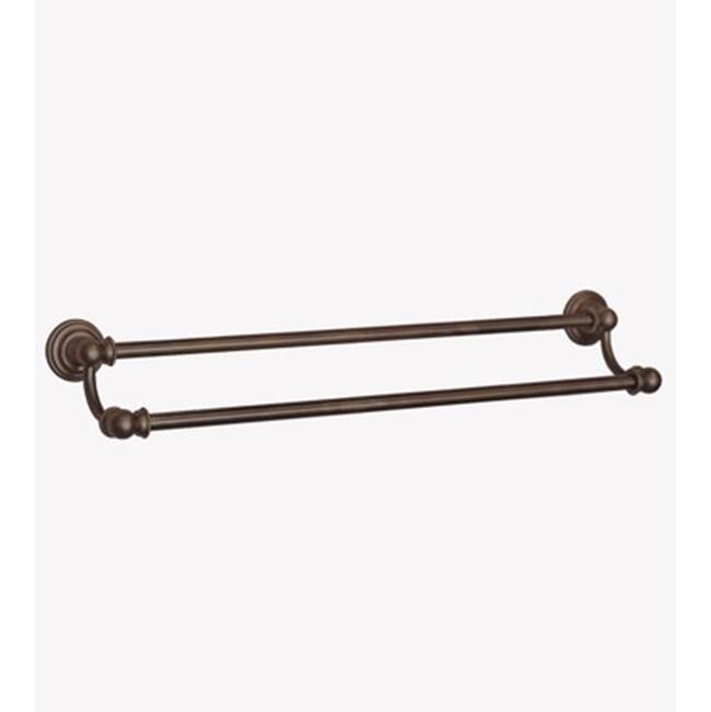 Herbeau ''Royale'' Double Towel Bar in Old Gold